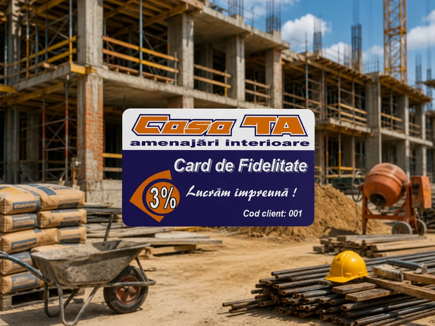Card Fidelitate 3% Casa TA
